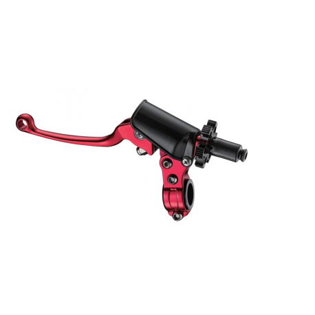 Accel, držák spojkové páčky kompletní (kovaný), černá barva (vyklápěcí páčka)