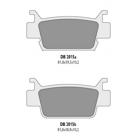 Delta Braking, brzdové desky KH410 Honda TRX - nahrazuje DB2015MX-D a DB2015QD-D