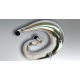 Dep Pipes, koleno výfuku Armoured Nickel, niklované, zesílené, Kawasaki KX 250 '05-'19 (zesílené 1,2mm)