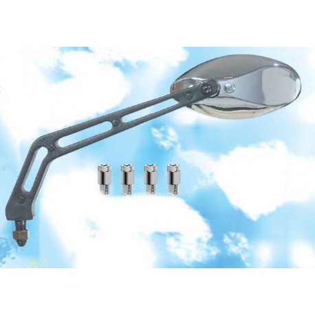 FAR, zpětné zrcátko, univerzální (levé/pravé)  černá barva