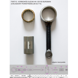 Flyway, ojniční sada, Suzuki AN 125/150 BURGMAN (84-52-715) (AN125)(AN150)